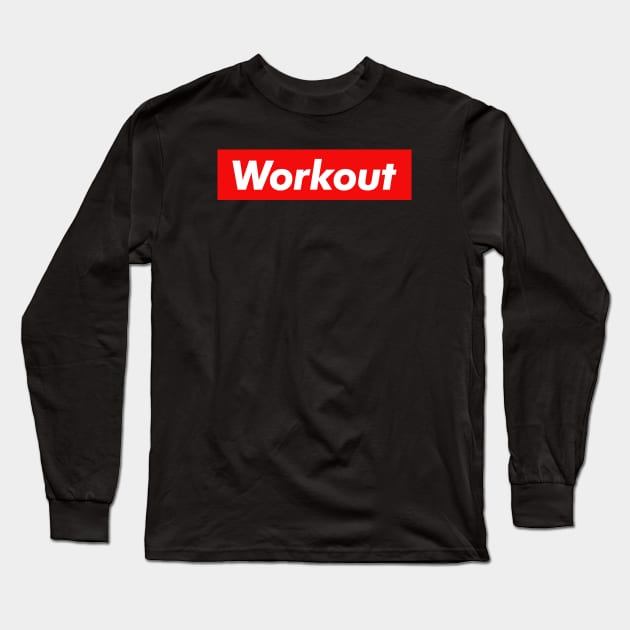 Workout Long Sleeve T-Shirt by monkeyflip